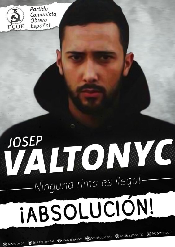El rapero mallorquín Josep Miquel Arenas, conocido como ‘Valtònyc’, ingresará este jueves en prisión para cumplir una condena de 3 años y medio por tres delitos: enaltecimiento del terrorismo, calumnias…
