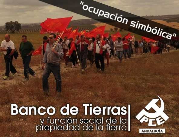 El pasado sábado 8 de junio, y bajo la consigna “por un banco público de tierras para Andalucía”, cargos públicos y dirigentes del Partido Comunista de Andalucía (PCA-PCE), ‘ocuparon’ de…