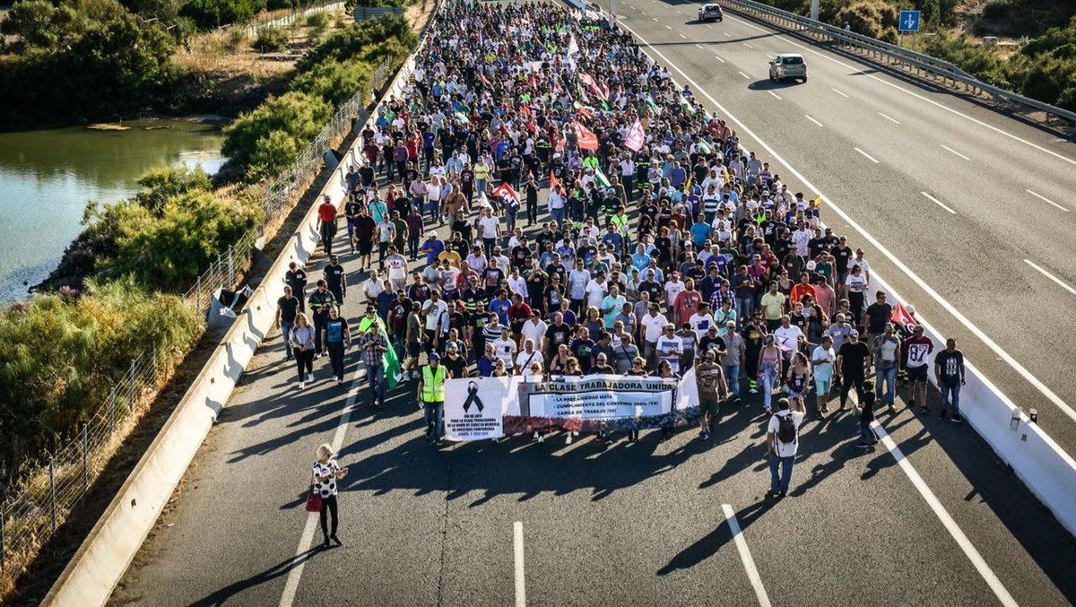 La Coordinadora de Profesionales del Metal de la Bahía de Cádiz convocó una huelga y una manifestación el día 13 de junio para exigir el fin de la precariedad en…