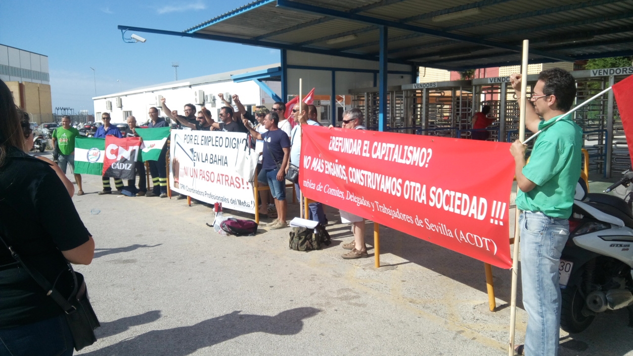 Bajo la consigna “Por un trabajo digno”, el pasado 27 de de Junio la Coordinadora de Profesionales del Metal de la Bahía de Cádiz (CPM) convocó una concentración a las…