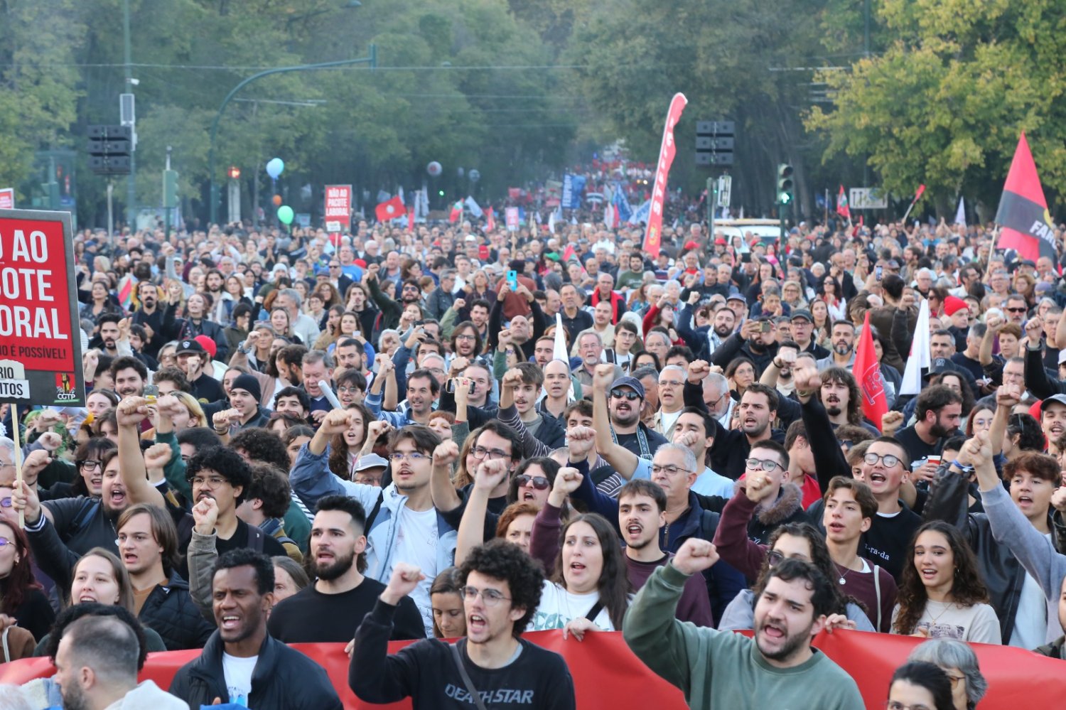 Portugal estalla en una huelga general contra las medidas antiobreras del Gobierno